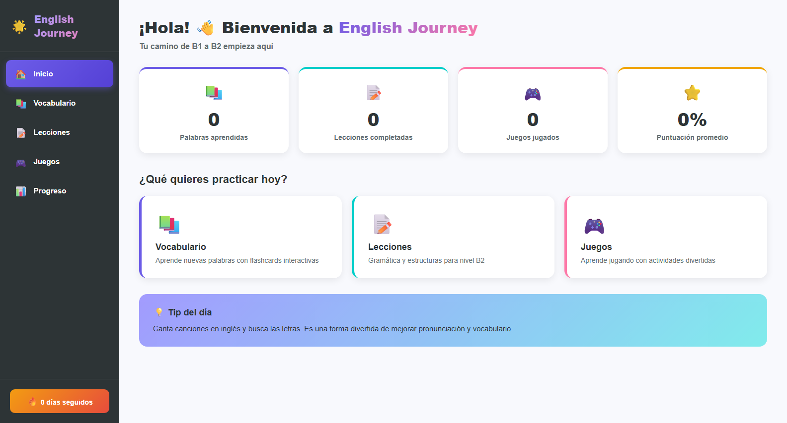 App de aprendizaje